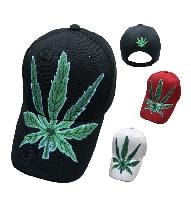 Large Marijuana Leaf Hat
